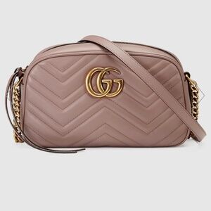 GUCCI GG MARMONT SMALL SHOULDER BAG (Authentic)